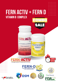 FERN D 60’s iFern Original Products Low Price Vitamin D3 + FERN ACTIV MULTIVITAMINS (POWER DUO)