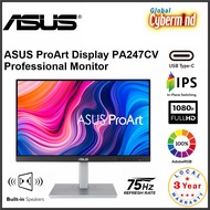 ASUS ProArt Display PA247CV Professional Monitor 23.8" inch, IPS, Full HD (1920 x 1080), 100% sRGB, USB-C, DisplayPort Daisy-chaining, ProArt Preset, ProArt Palette, Ergonomic Stand (Brought to you by Global Cybermind)