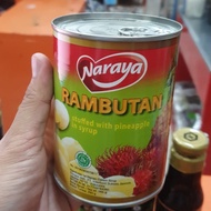 ED 07.2028 CAN 565GR - NARAYA CANNED RAMBUTAN FRUIT /050961 NARAYA CANNED RAMBUTAN IN SYRUP