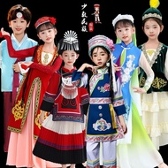 56 Minority Ethnic Costumes Children's Famous Ethnic Style Girls Miao Ethnic Strong Ethnic Yao Ethni