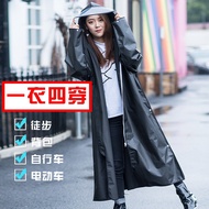 baju hujan motorVersi Korea berjalan jas hujan panjang badan penuh lelaki dan wanita basikal berbasikal poncho dewasa k