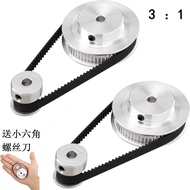 2gt Synchronous Pulley 20/40/60 Teeth Inner Hole 5mm/8mm GT21: 1 1: 2 3: 1 Belt Width 6mm F3G9