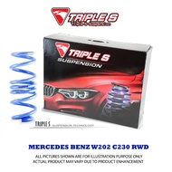 MERCEDES BENZ W202 C230 RWD - Triple S Lowering Sport Spring