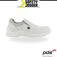 SAFETY JOGGER GUSTO S2 SRC White Cleanroom Safety Shoes - Steel Toe Cap, Oil &amp; Slip Resistant, Water Resistant Uppers