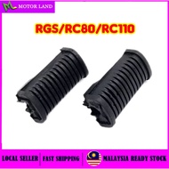 SUZUKI RG RGS RG110 RG SPORT / RC RC80 RC110 / SMASH FRONT FOOT REST RUBBER / FOOTREST RUBBER