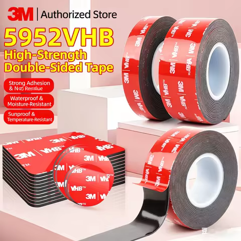 3M 5952 Strong Double Sided Adhesive Tape VHB High Viscosity Thicken Fixed Vehicle-mounted Driving R
