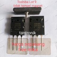 Transistor Toshiba 2SA1943 2SC5200 Original Lot 9 + Mika