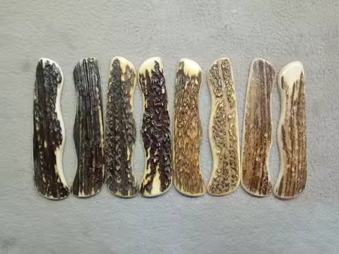 1 Pair Hand Made Antler Scales for 111mm Victorinox Swiss Army Knife 111 SAK Modify
