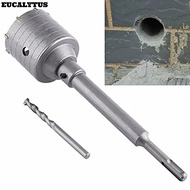 EUCALYTUSS Concrete Hole Saw, with Round Shaft 30-68mm Wall Hole Saw, Durable Fast Drilling Hammer D