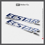 Sticker - Ecstar (Pair - 2 Pieces/Set)