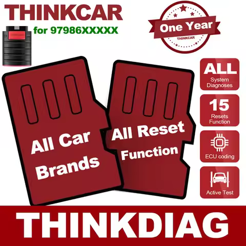 Renew Thinkdiag/THINKDIAG 2 All software 1 Year Free Full System Diagnosis 15 Resets ECU Coding Bi-d