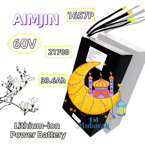 AIMJIN 21700 original battery 16S7P 60V 33.6Ah Rechargeable Lithium Battery Pack Suitable For Dual D