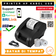 BISA COD - [PRINTER POS THERMAL KABEL USB 57 mm - ZJ-5890K] Alat Printer Struk Kasir / Printer Nota Harga Termurah / Printer Mini EPSON / Printer Struk Hp