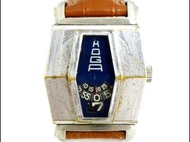 [專業] 機械錶 [HOGA 9034] HOGA 皇爵 [17石]自動錶[藍色面]時尚/商務/軍錶