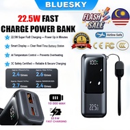 CCC mini powerbank 10000mah original 22.5W fast charging power bank with Hanging cable Digital LED b