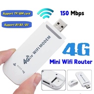 4G LTE Wireless Portable Wifi 4G LTE Modem 4G Unlimited WiFi 4G Mini Wifi Router 150Mbps Support B1/B3/B5 &amp; TF/SIM card