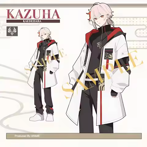 Genshin Impact Kaedehara Kazuha Cosplay Tops Coat Trousers Casual Hoodies Sweatshirt Unisex Loose Ja