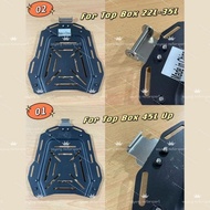 TOP BOX ALUMINIUM BASE PLATE ONLY BASE BRACKET BASE TAPAK CNC UNIVESAL/TOP BOX BASE UNIVESAL FOR BOX
