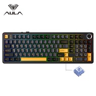 AULA F99PRO Gaming Mechanical Keyboard 99 Key Three Mode Wireless Hot Swappable Gasket Structure Cus