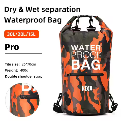 Swimming PVC Pack Dry Bag Backpack for Women Men 10L 15L 20L 30L Waterproof Shoulder Kayak Drifting 