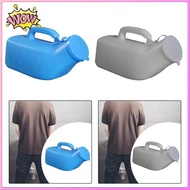 [ Men Pee Bottle Men Potty with Lid Handle Pee Collection Pot Male Urinal Pee