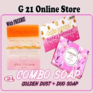 G21 combo |GOLDEN DUST SOAP+KOJIC PAPAYA & HONEY OATMEAL