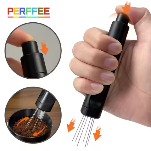 Flick Espresso WDT Tool Retractable WDT Tool for Espresso Coffee Telescoping Distribution Tool 6 Nee