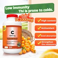 【KKL】Vitamin C with Rosehips 500mg 300 Tablets For Kids & Adults Immune Booster USA Imported-0r9zw0r