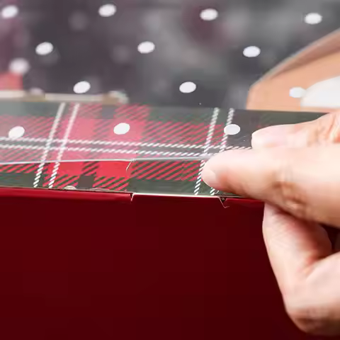 Christmas Countdown Calendar Box 8 Empty Christmas House Advent Calendars Box For Storing Candy, Sno