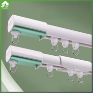 Aluminum alloy curtain track curtain slider thick ned curtain rod mute