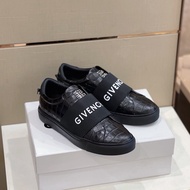 Shoes  G1VEN black w logo front low top sneakers men kasut lelaki
