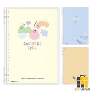 Thin 18K 6-Hole PP Folder [Jiucheng Jiu Stationery] 26-Hole Binder 26-Hole Iron Fixture B5 18K B5 B5