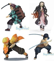 中古 (行版) SEGA SPM 鬼滅之刃 景品 一套四隻 竈門炭治郎 竈門禰豆子 我妻善逸 嘴平伊之助