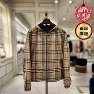 🎊新年特賣🧧Burberry 男款 81103711 雙面兩穿 Vintage 格紋連帽外套 XS/S/M/L
