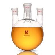 Four-Neck Flask Straight Four-Neck Flask Round Bottom Flask Four-Neck Flask Reactor Flask Distilled 