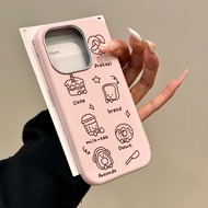 Cute Foodie Casing For Realme 15T 15 14 Pro Plus 14X C75X C75 C73 C71 Narzo 80 Lite Note 70 5G 4G Lu