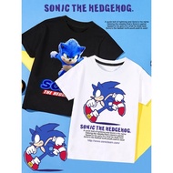 Baju Sonic Kids T-Shirt – Shadow Sonic Cartoon Short Sleeve Unisex Tee for Boys & Girls