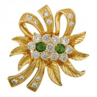 Zhulian Gold Plated Brooch