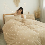 超柔瞬暖法蘭絨床包 被套 鋪棉暖暖被/床單 兩用被毯/FL046