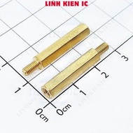 [10 Pieces]- HEX-M3 Copper Pillar Male-Female Length 22mm Linhkien IC