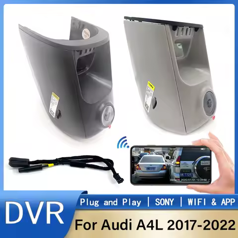 New! HD 4K 2160P Easy to install Dashcam For Audi A3 A4 A4L Q5 2018-2025 Car DVR Wifi Video Recorder