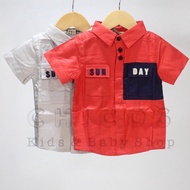 KEMEJA Children's Short Sleeve Shirt (1 - 4 years) USON 3529BC