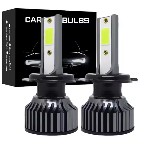 2PCS P1 Mini Led Car Headlight H7 LED H4 Bulb H8 H1 H3 H11 HB3 9005 HB4 9006 880 881 Auto Lamps Fog 
