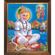 Hanuman Digital Photo with Lamination and Frame (L324AS)