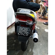 nombor plate timah motosikal motor