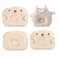 Newborn Baby Anti-bias Head Pillow Male And Female Baby Color Cotton Small Pillow Embroidered Pillow