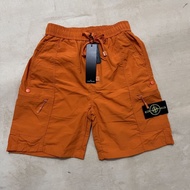 Stone Island American Summer Trendy Brand Workwear New Casual Men's Shorts Men's And Women's Pocket 