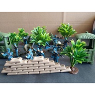 Soldier Toy Coloring Finished Product Eight-Road Army Model Plastic Model Sand Table Scene Soldier S