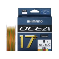 Shimano PE Line Ocea 17 PE 300m LD-A71Y 6 105lb 5 Color