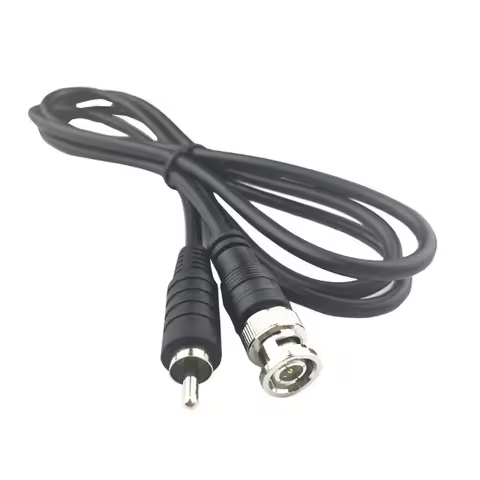 BNC Male to RCA Male Coax Cable Cord Adapter Connector for CCTV DVR Camera Lot